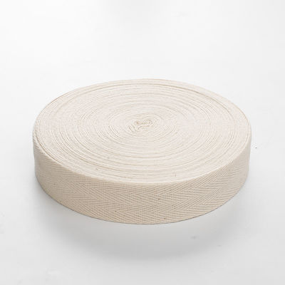 Nastro di cotone naturale di design semplice 10 mm-50 mm Nastro di cotone stampato su misura