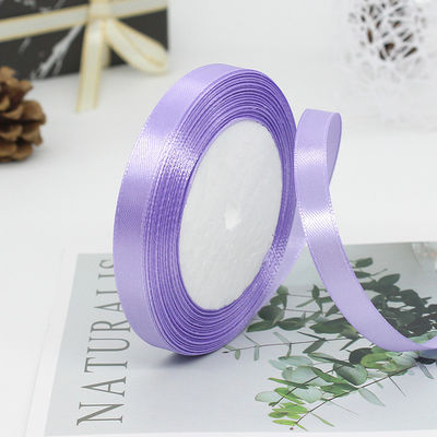 Single face assorted polyester nylon satin ribbon 100 yard 3mm-10mm