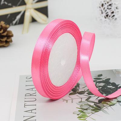 Single face assorted polyester nylon satin ribbon 100 yard 3mm-10mm