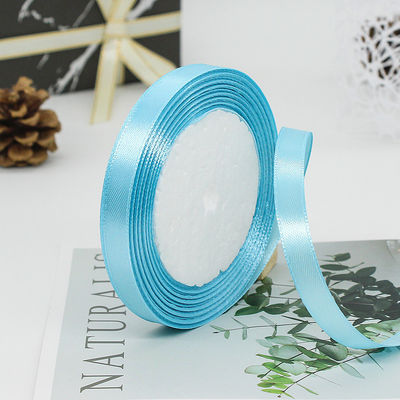 Single face assorted polyester nylon satin ribbon 100 yard 3mm-10mm