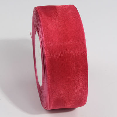 2.5cm nastro di organi di poliestere per arco fai da te o decorazione di matrimonio o confezione di torte