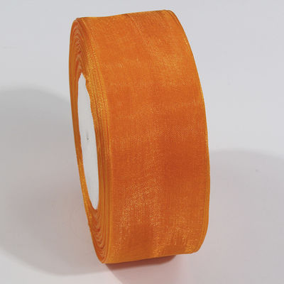 2.5cm nastro di organi di poliestere per arco fai da te o decorazione di matrimonio o confezione di torte