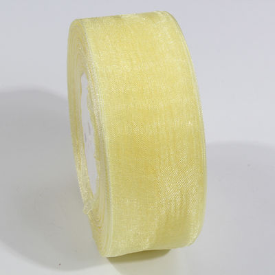 2.5cm nastro di organi di poliestere per arco fai da te o decorazione di matrimonio o confezione di torte