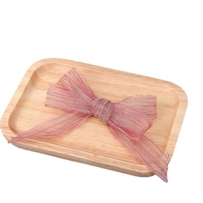 Imballaggio regalo 25mm Organza Nastro Corea 2,5cm Sheer Wired Nastro