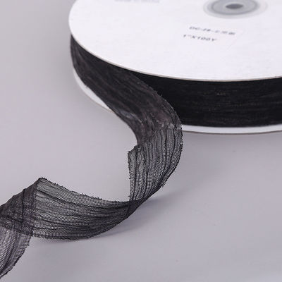 Imballaggio regalo 25mm Organza Nastro Corea 2,5cm Sheer Wired Nastro