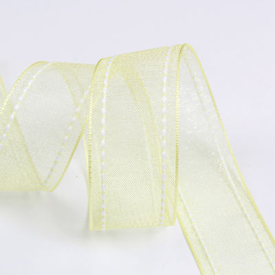 25mm di spessore 38mm di poliestere organza per imballaggio regalo di fiori