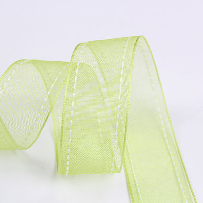 25mm di spessore 38mm di poliestere organza per imballaggio regalo di fiori