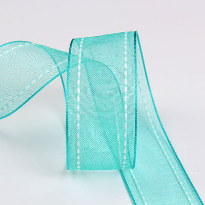 25mm di spessore 38mm di poliestere organza per imballaggio regalo di fiori