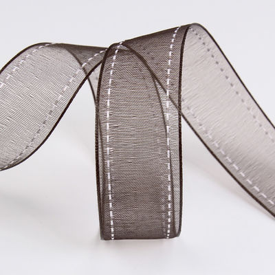 25mm di spessore 38mm di poliestere organza per imballaggio regalo di fiori