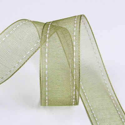 25mm di spessore 38mm di poliestere organza per imballaggio regalo di fiori