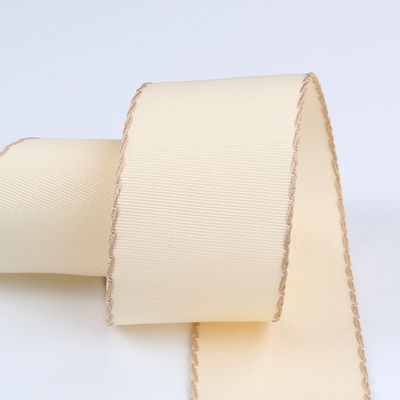 10mm-38mm Nastro di poliestere grossogranello cucito ISO9001 Modello solido