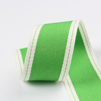 Nastro di poliestere con bordo cucito 6 mm-40 mm Rulli di nastro di poliestere verde rosso
