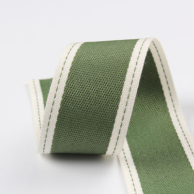 Nastro di poliestere con bordo cucito 6 mm-40 mm Rulli di nastro di poliestere verde rosso