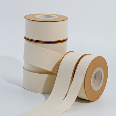 Nastro di cotone bianco naturale da 10 mm a 32 mm 100% cotone tessuto