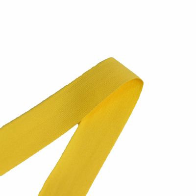 25mm massiccio giallo Twill Nastro 100% di cotone Twill Nastro By The Yard