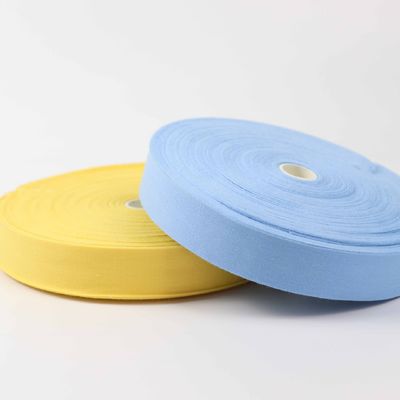 25mm massiccio giallo Twill Nastro 100% di cotone Twill Nastro By The Yard