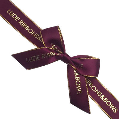 ISO9001 Arco regalo elastico Arco a nastro personalizzato con anello elastico