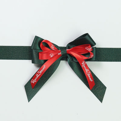 Archi di nastro di satinato di poliestere ISO9001 Nastro di satinato per imballaggio regalo