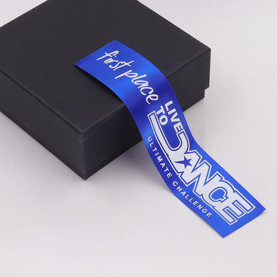 Blu Verde Medaglia Premio Nastro Poliestere Satin Nastro medaglia personalizzato