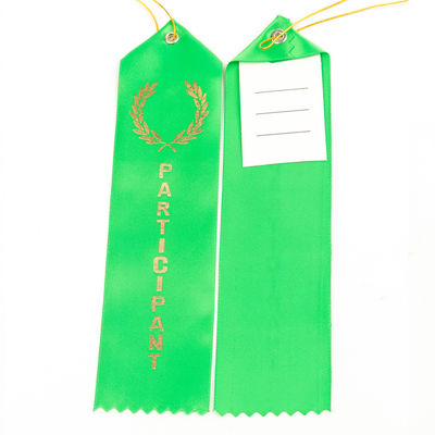 Blu Verde Medaglia Premio Nastro Poliestere Satin Nastro medaglia personalizzato
