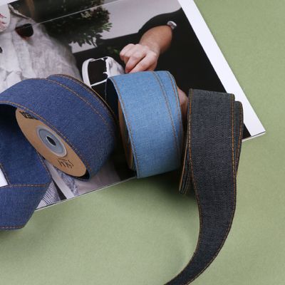 OEM ODM Blu Denim Jeans Nastro 12mm-38mm Nastro Per Jeans