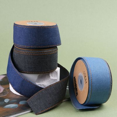 OEM ODM Blu Denim Jeans Nastro 12mm-38mm Nastro Per Jeans