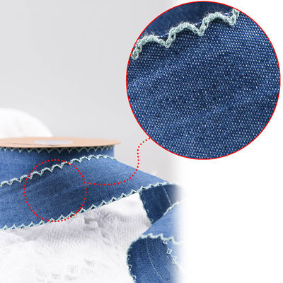 Abbigliamento Decorazione Jeans Nastro 38mm Doppio volto Fuso bordo