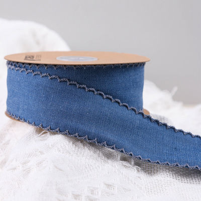 Abbigliamento Decorazione Jeans Nastro 38mm Doppio volto Fuso bordo
