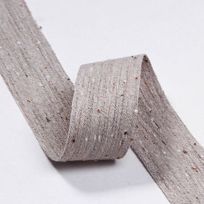 Nastro di lino di cotone a doppia faccia 6mm-40mm Rulli di nastro personalizzati OEM
