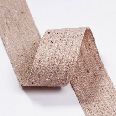 Nastro di lino di cotone a doppia faccia 6mm-40mm Rulli di nastro personalizzati OEM
