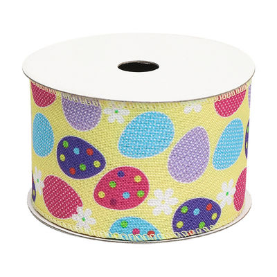 Uovo e Coniglio di Pasqua Nastro con fili 50 mm 5 cm Nastro coniglio di Pasqua