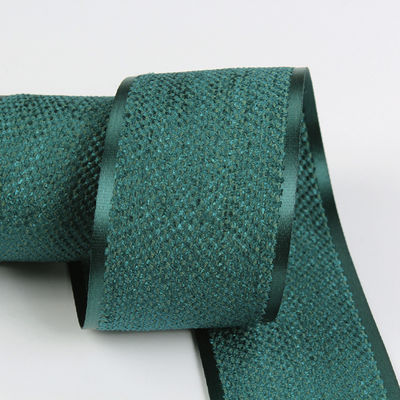 Corea Nastro di poliestere di cotone di velluto 10 mm-40 mm Nastro di velluto verde con fili