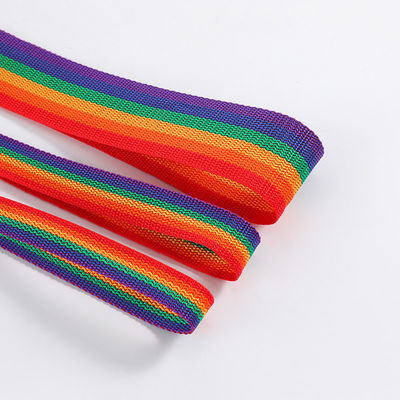 2cm 5cm Rainbow Webbing 0,5mm Spessore Polypropylene Webbing tessuto
