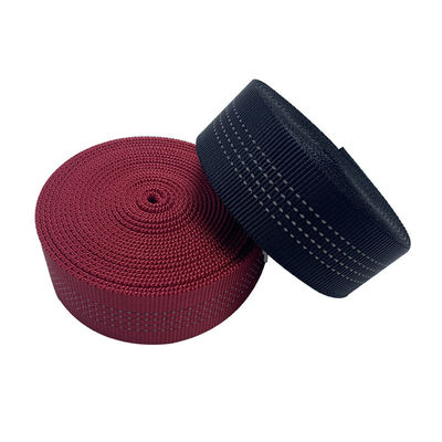 ISO9001 Strappo di fibra di polipropilene 38 mm di fibra di nylon rosso