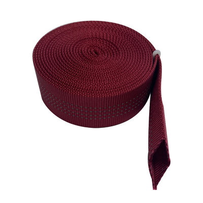 ISO9001 Strappo di fibra di polipropilene 38 mm di fibra di nylon rosso