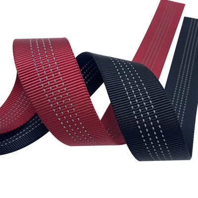 ISO9001 Strappo di fibra di polipropilene 38 mm di fibra di nylon rosso