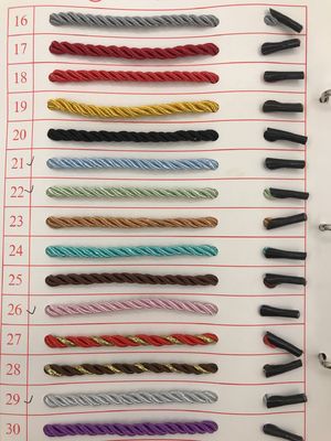 3 fili di corda di nylon a doppia trama 1 cm di corda poliesterica a doppia trama