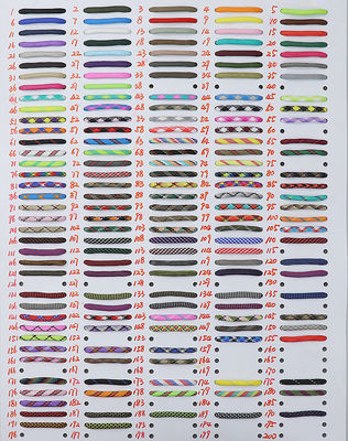 Corde di nylon colorate arancioni ISO9001 Corde di poliestere a doppia trama