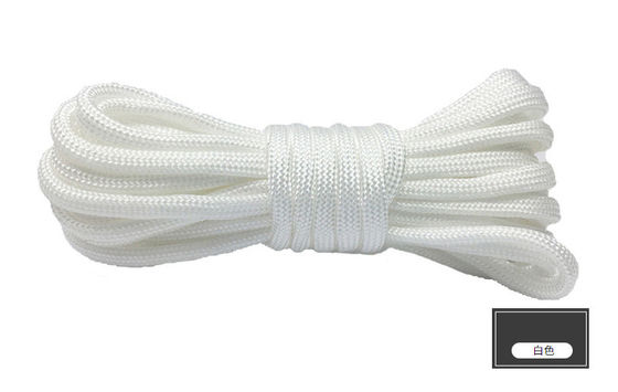 Corde di nylon colorate arancioni ISO9001 Corde di poliestere a doppia trama