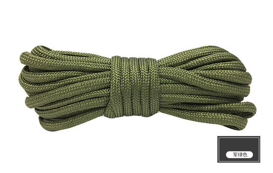 Corde di nylon colorate arancioni ISO9001 Corde di poliestere a doppia trama