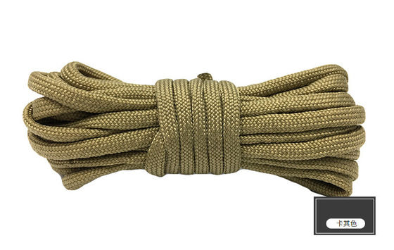 Corde di nylon colorate arancioni ISO9001 Corde di poliestere a doppia trama