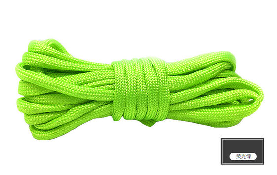 Corde di nylon colorate arancioni ISO9001 Corde di poliestere a doppia trama