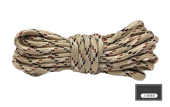 Corde di nylon colorate arancioni ISO9001 Corde di poliestere a doppia trama