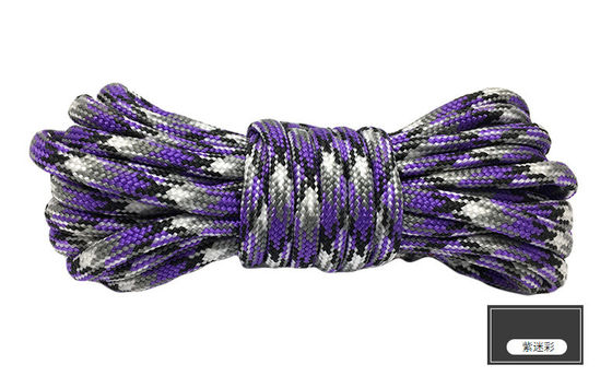 Corde di nylon colorate arancioni ISO9001 Corde di poliestere a doppia trama