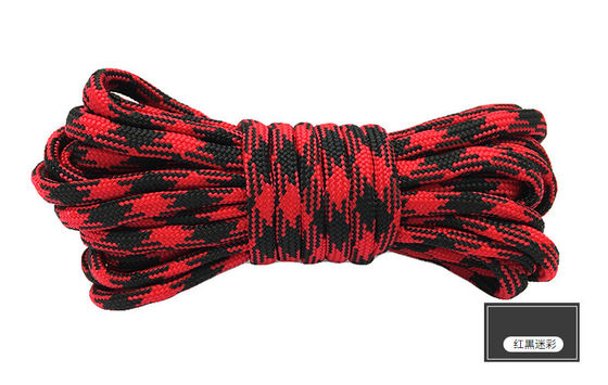 Corde di nylon colorate arancioni ISO9001 Corde di poliestere a doppia trama