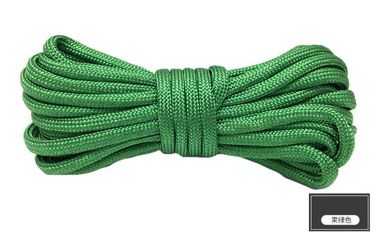 Corde di nylon colorate arancioni ISO9001 Corde di poliestere a doppia trama