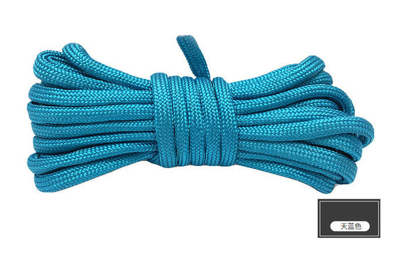 Corde di nylon colorate arancioni ISO9001 Corde di poliestere a doppia trama