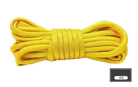 Corde di nylon colorate arancioni ISO9001 Corde di poliestere a doppia trama