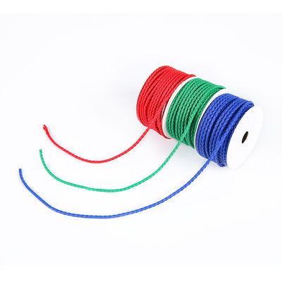 Artigianato fai da te 2 corde intrecciate 5mm nero doppia corda intrecciata di nylon