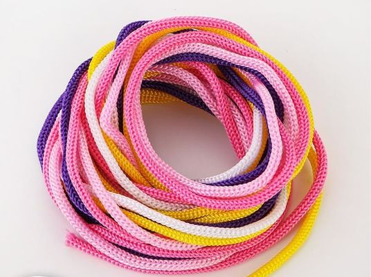 Rosa DIY 3mm Polipropilene Corda viola doppio intrecciato Polipropilene Corda